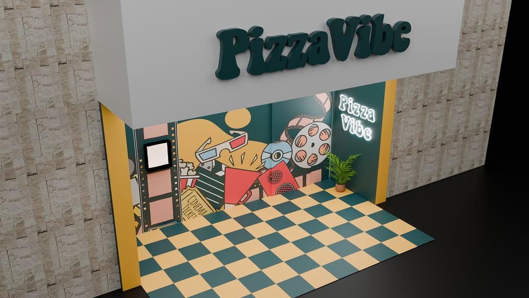 pizza vibe تصميم واجهة - صورة 1